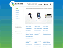 Tablet Screenshot of halcyon-india.com